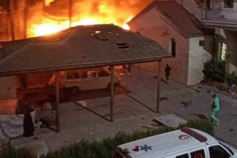 شهداء بغارة إسرائيلية على المستشفى المعمداني في مدينة غزة