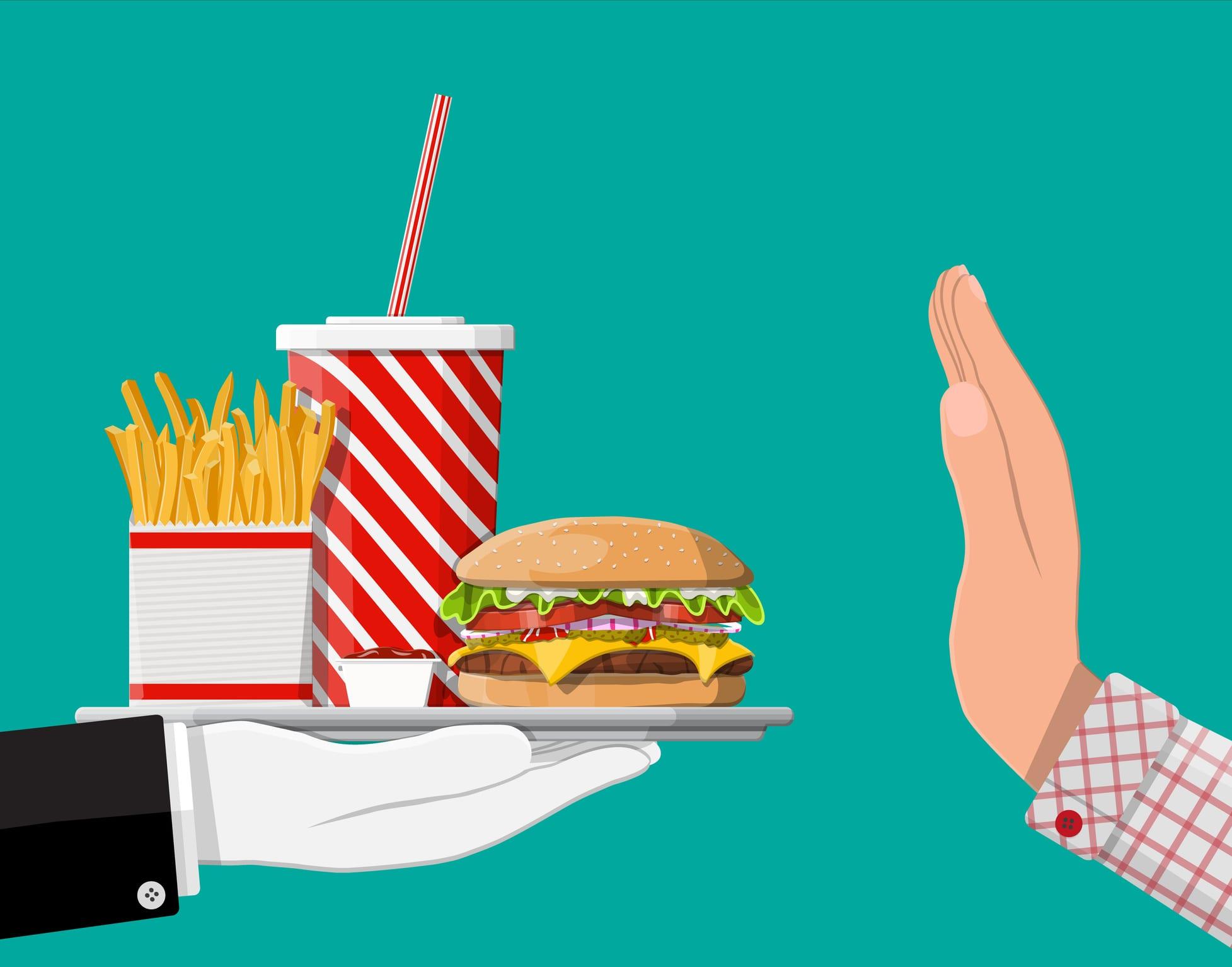 دراسة: الزيادة بالوجبات السريعة يرفع معدلات الإصابة بنوبات قلبية