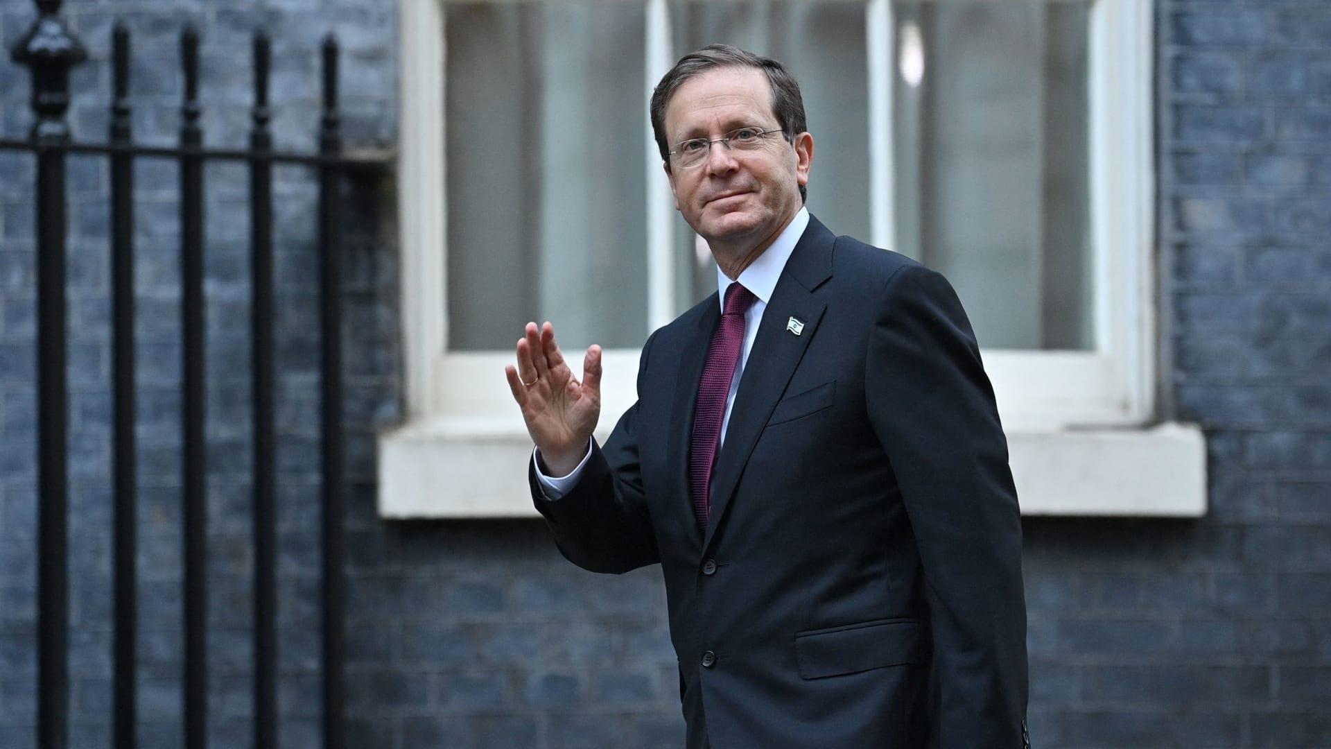 الرئيس الإسرائيلي يزور الولايات المتحدة ولقاء متوقع مع بايدن