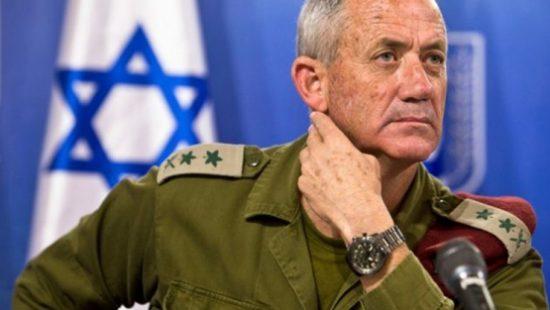 وزير الحرب غانتس يهدد بتوجيه ضربة مؤلمة لقطاع غزة