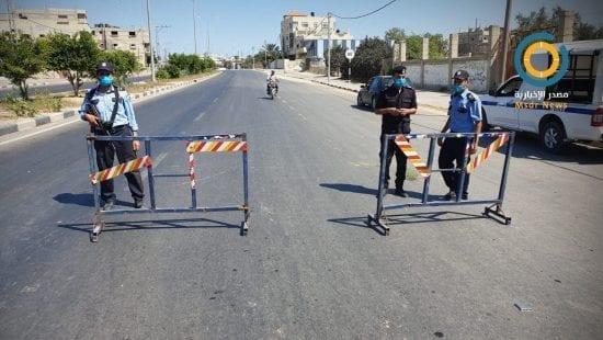 لليوم الثالث.. تطبيق حظر التجوال بغزة لمواجهة فيروس كورونا