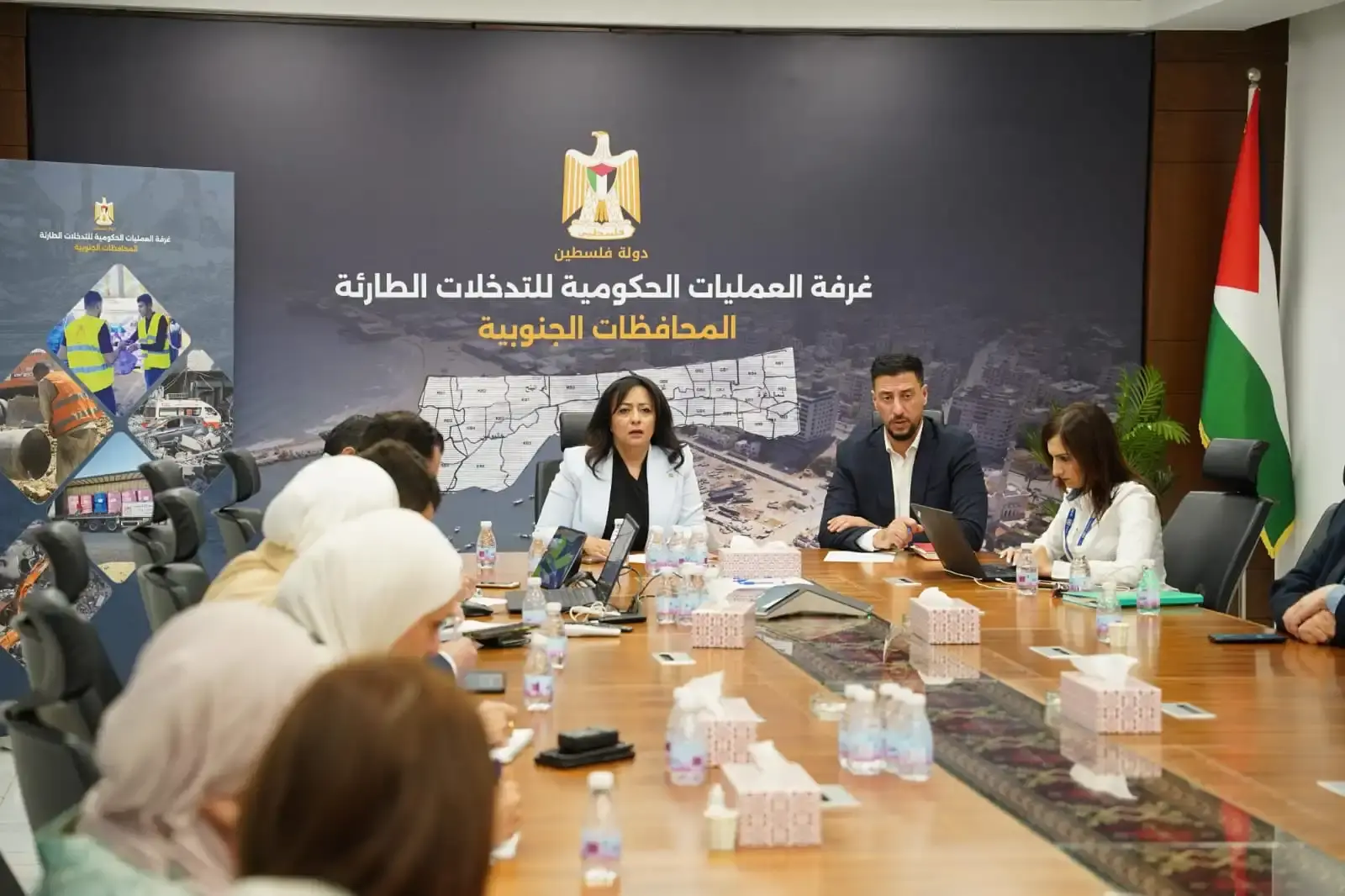 غرفة العمليات الحكومية تطلق منصة وطنية لتنظيم المساعدات في قطاع غزة