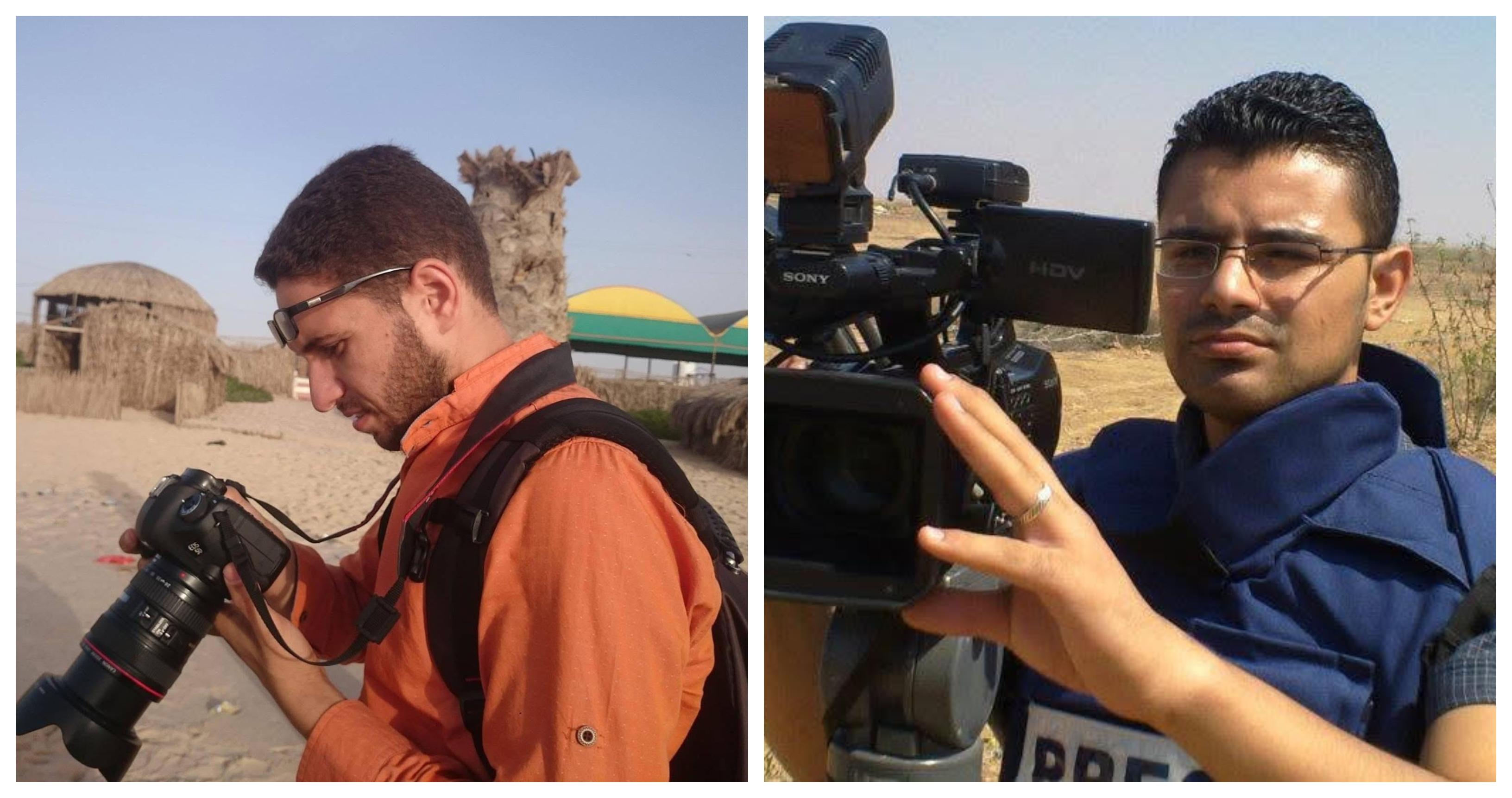 استشهاد صحفيين يرفع حصيلة شهداء الصحافة في قطاع غزة