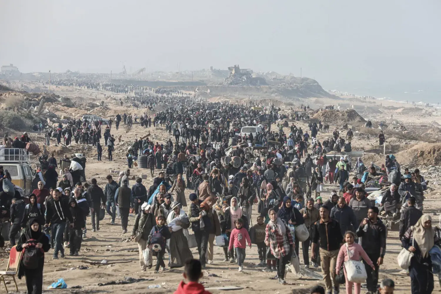 وزير الخارجية الأمريكي يصل اسرائيل الأحد لبحث تهجير الفلسطينيين من غزة