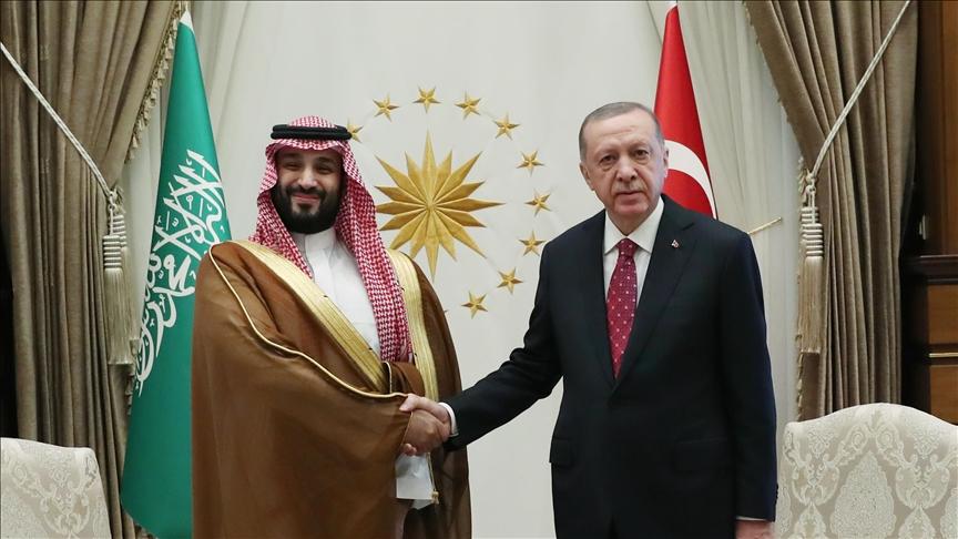 أردوغان وابن سلمان يبحثان العلاقات الثنائية