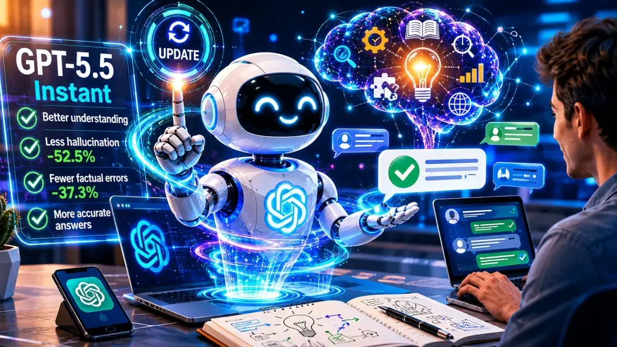 التحديث يعزز فهم السياق وتنفيذ التعليمات المعقدة ويقدم تجربة أكثر سلاسة لمستخدمي ChatGPT