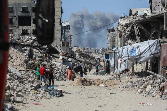 إصابة 5 مواطنين بينهم أطفال في قصف إسرائيلي على بيت لاهيا شمال غزة