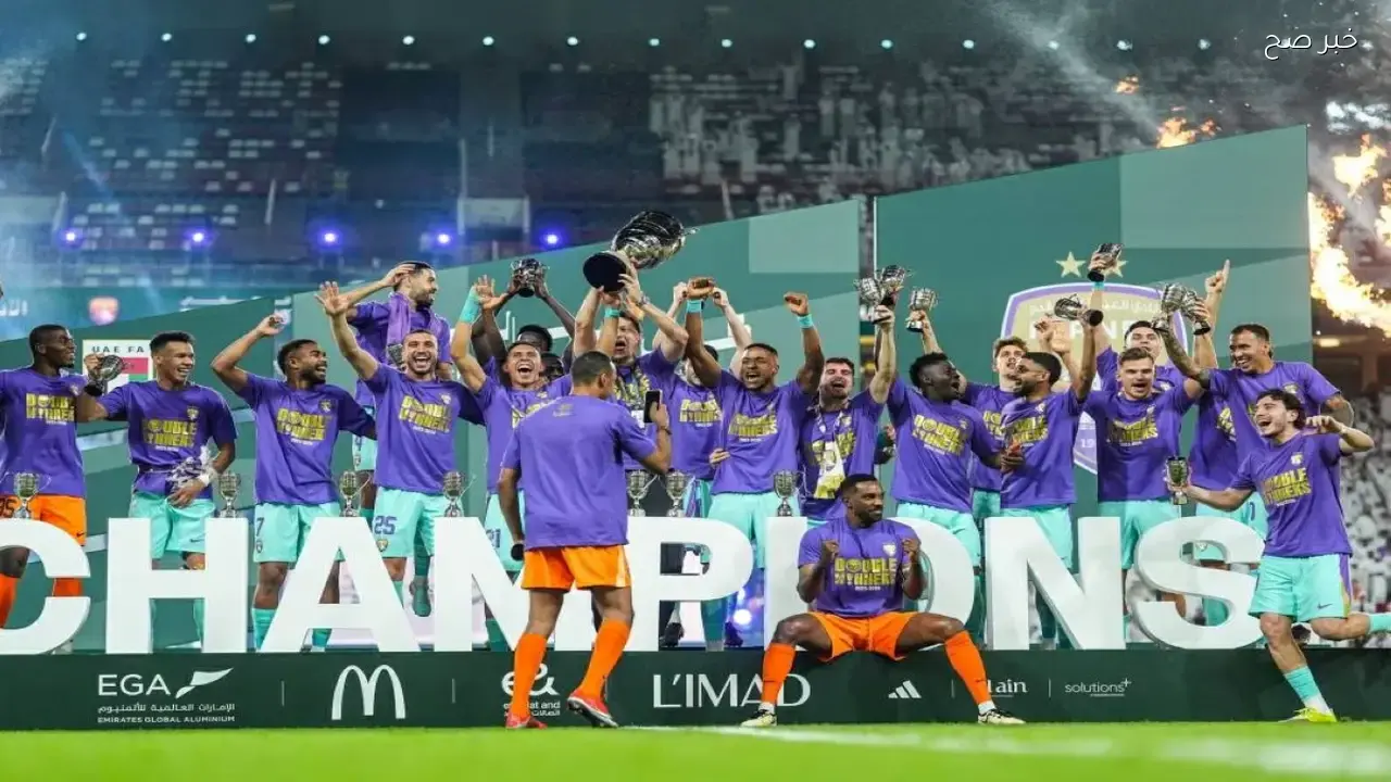 العين يتوج بطلاً لكأس رئيس دولة الإمارات بعد رباعية أمام الجزيرة