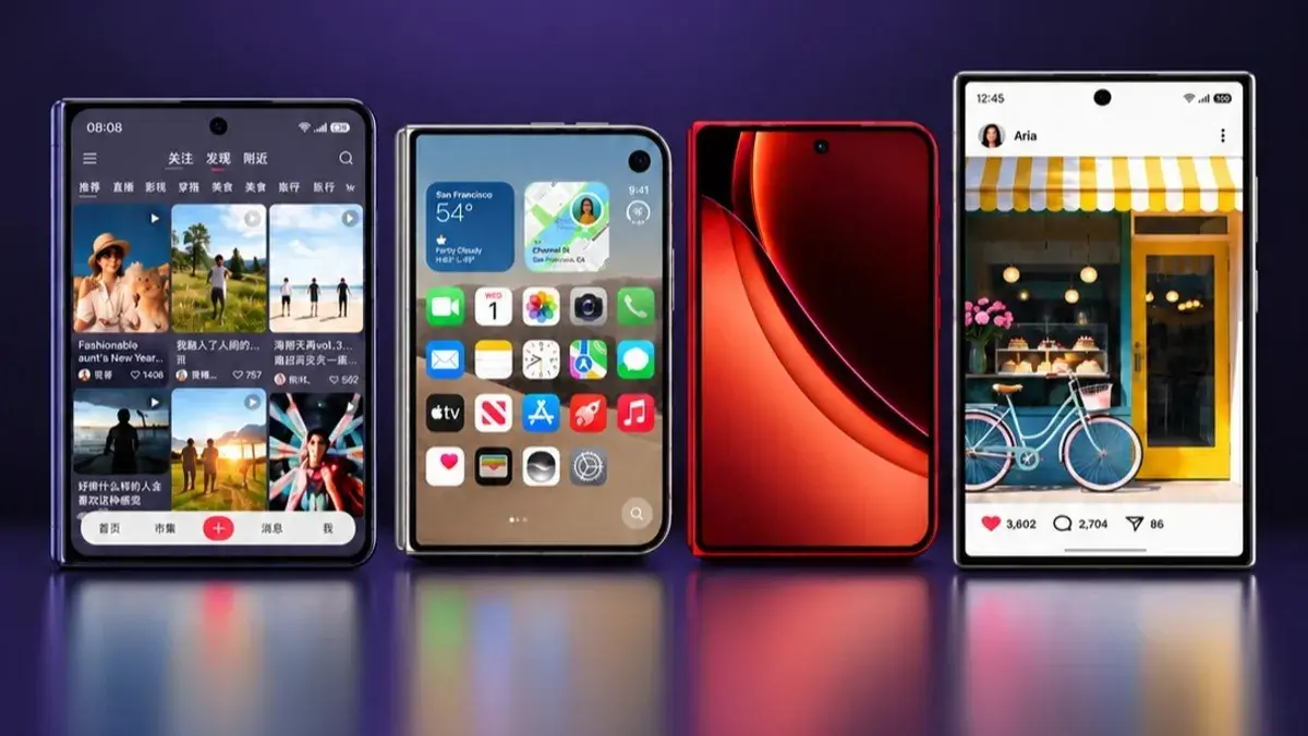 أبل تراهن على تكامل iOS 27.. وGalaxy Z Fold8 يتفوق في الوزن بينما تتقدم شاومي وهواوي في البطارية والتصوير