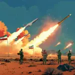 رشقات صاروخية ومسيرات إيرانية تضرب العمق الإسرائيلي والقواعد الأمريكية