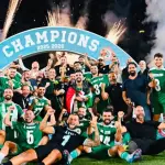 الأنصار يتوج بطلاً للدوري اللبناني للمرة الـ16 بعد فوزه على النجمة في قمة مثيرة
