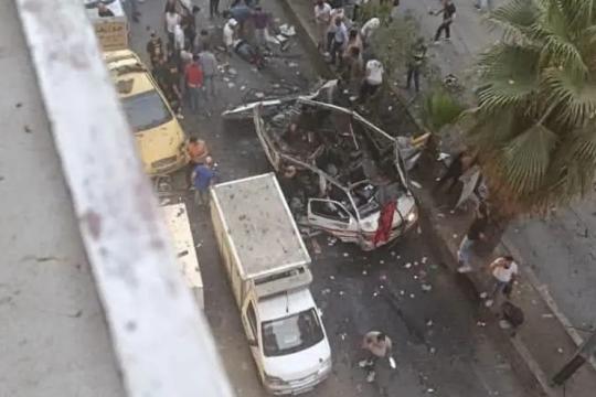 قتلى وجرحى بانفجار عبوة ناسفة في مدينة جرمانا بريف دمشق