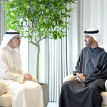 الشيخ محمد بن زايد يستقبل وزير الخارجية الكويتي