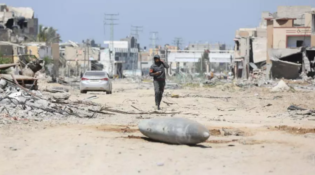 مركز حقوقي: آلاف المتفجرات تهدد المدنيين وتعيق الإغاثة وإعادة الإعمار