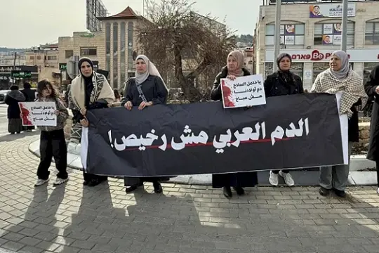 لليوم الخامس على التوالي.. استمرار الإضراب المفتوح في سخنين ضد تفشي العنف الجريمة