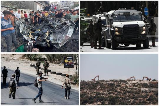 18 شهيدًا في غزة وتصعيد متواصل بالضفة.. غارات إسرائيلية واقتحامات واعتداءات استيطانية واسعة
