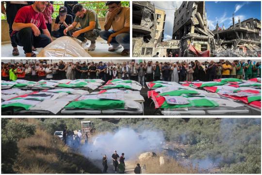 شهداء وجرحى في غزة.. اقتحامات واعتقالات وتصاعد اعتداءات المستوطنين في الضفة الغربية