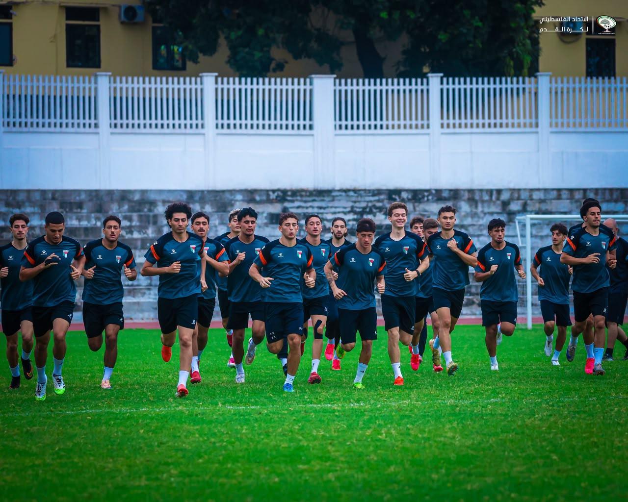 منتخب فلسطين تحت 20 عامًا يختتم تحضيراته للقاء المتصدر.. والفوز يضعه بقوة في سباق التأهل إلى كأس آسيا 2027