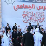 عملية "الفارس الشهم" تطلق العرس الجماعي الثاني "ثوب الفرح 2" لـ300 عريس وعروس في غزة