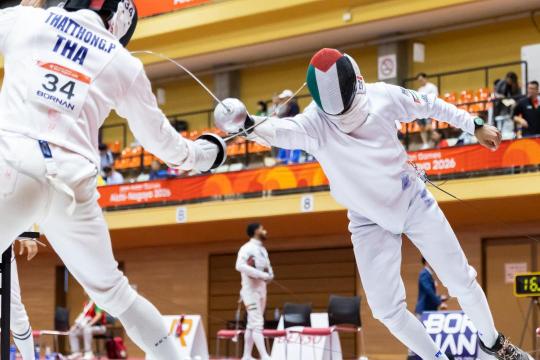 الأخوان أبو شباب يدشنان المشاركة الفلسطينية الأولى في الخماسي الحديث بآسياد ناغويا