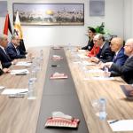 حسين الشيخ يبحث مع وفد ألماني تطورات الأوضاع الفلسطينية والتصعيد الإسرائيلي