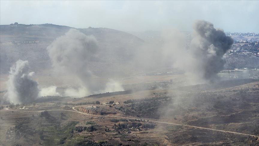 غارات جوية ومسيرات تستهدف مواقع وحركة عناصر الحزب في مناطق شبعا وبرعشيت