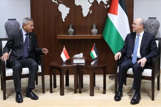 فلسطين تدعو سنغافورة للاعتراف بدولتها وتؤكد ضرورة التزام ترتيبات غزة بـ"إعلان نيويورك"