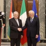 عباس يلتقي الرئيس الإيطالي ويؤكد التزامه بالإصلاحات وإجراء الانتخابات بعد غزة