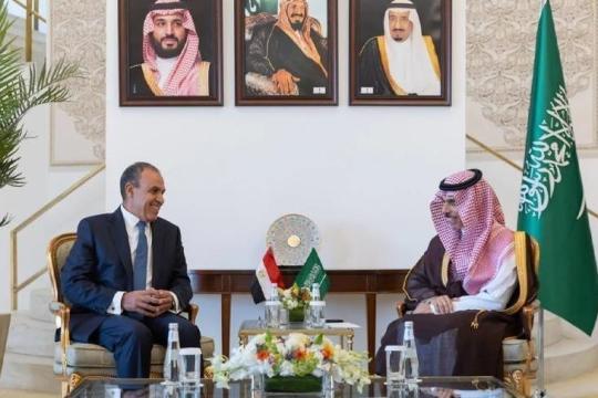 مصر والسعودية تبحثان تثبيت وقف إطلاق النار في غزة وتعزيز التعاون الثنائي
