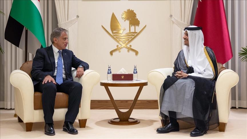 رئيسا وزراء الأردن وقطر يبحثان التعاون الاقتصادي ووقف إطلاق النار في غزة