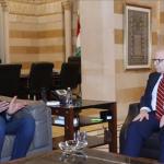 رئيس الحكومة اللبنانية يستقبل هنيبال القذافي بعد إطلاق سراحه عقب احتجاز 10 سنوات