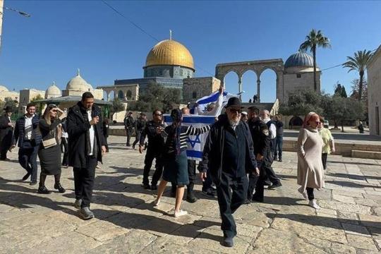 109 مستوطنين يقتحمون المسجد الأقصى تحت حماية الشرطة الإسرائيلية
