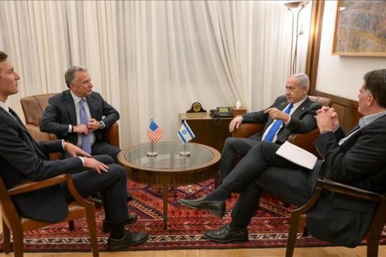 نتنياهو يلتقي مبعوثين أميركيين في القدس لبحث المرحلة الثانية من وقف إطلاق النار في غزة