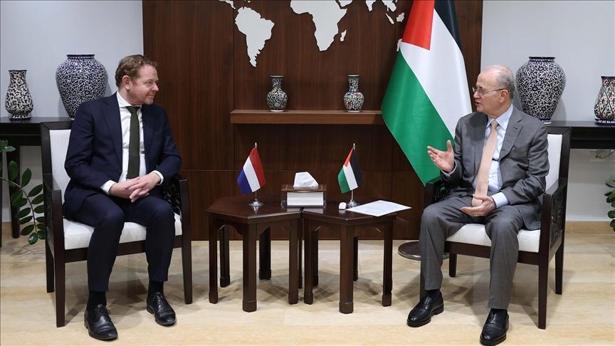 بحث الجانبان الجهود الدولية لدعم دولة فلسطين وتثبيت وقف إطلاق النار وإدخال المساعدات