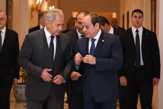 السيسي يبحث مع سكرتير مجلس الأمن الروسي تطورات غزة والأزمة الأوكرانية في القاهرة