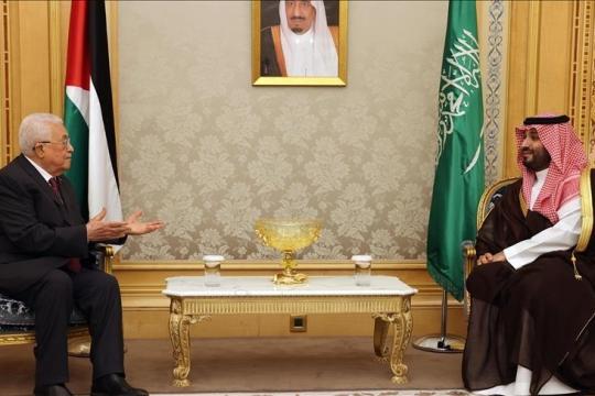 ولي العهد السعودي يؤكد دعم المملكة للسلطة الفلسطينية ويطالب بوقف العدوان الإسرائيلي