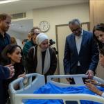 زيارة إنسانية لدوق ودوقة ساسكس لجرحى فلسطينيين في الأردن