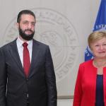 الرئيس السوري أحمد الشرع يلتقي مديرة صندوق النقد الدولي في واشنطن