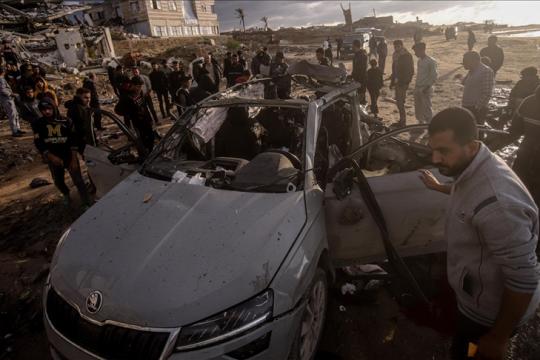 حماس: قصف سيارة في غزة محاولة متعمدة لإفشال اتفاق وقف إطلاق النار