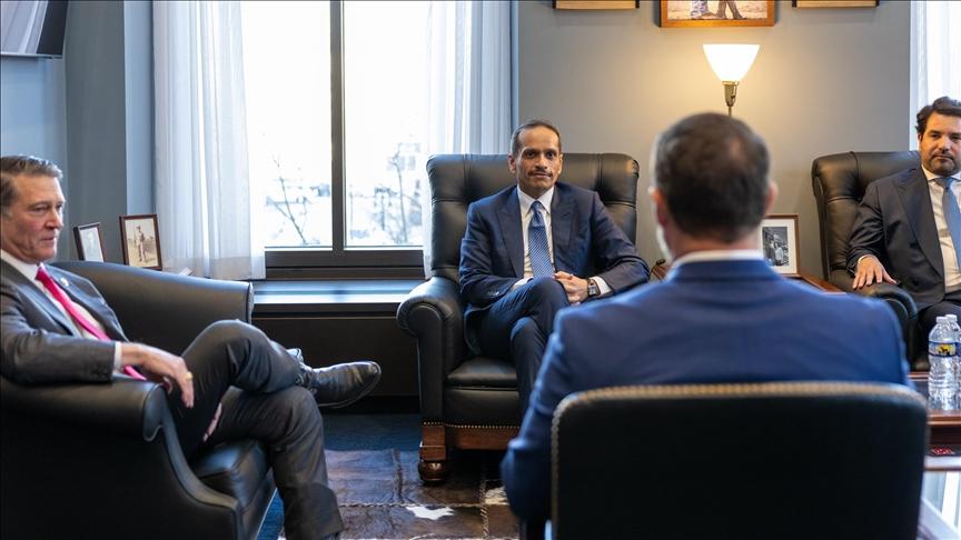 محمد بن عبد الرحمن آل ثاني يبحث التطورات الفلسطينية والعلاقات الاستراتيجية بين الدوحة وواشنطن