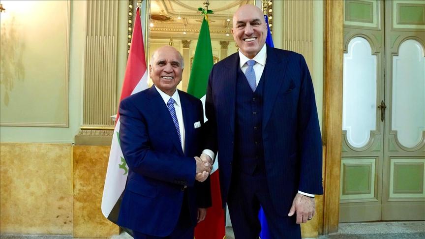 اجتماع بين وزير الخارجية العراقي ونظيره الإيطالي لمناقشة الشراكة الأمنية ومواجهة الإرهاب