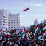 مسيرة حاشدة في تونس إحياءً لـ يوم الأرض ودعمًا لفلسطين
