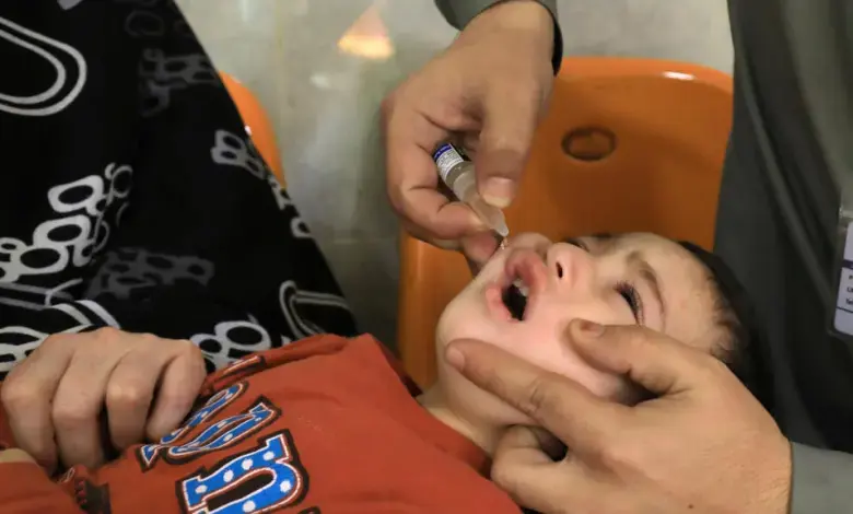 منظمة الصحة العالمية تبدأ حملة تطعيم وفحص تغذية لـ44 ألف طفل في غزة