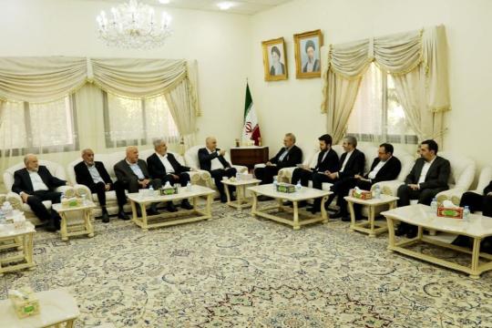 حماس وإيران تبحثان الأوضاع في غزة والتصعيد الإسرائيلي في لقاء قطري