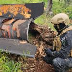 الشرطة الفلسطينية توثق 418 شظية صاروخية خلال شهر ونصف وتتعامل مع 270 حالة