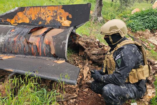 الشرطة الفلسطينية توثق 418 شظية صاروخية خلال شهر ونصف وتتعامل مع 270 حالة