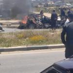 3 شهداء في قصف استهدف مركبة عند مدخل مخيم المغازي وسط غزة