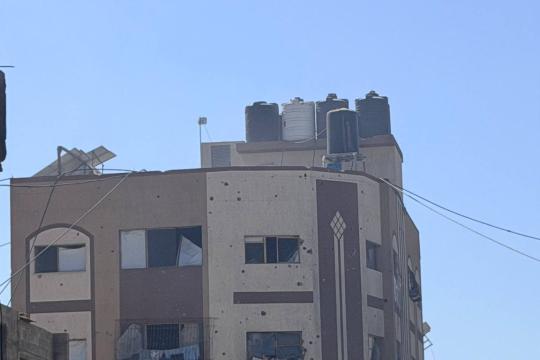 شهيدين بغارة اسرائيلية شمالي مدينة غزة