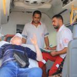 الهلال الأحمر الفلسطيني يُجلي 71 شخصًا من غزة عبر معبر رفح لتلقي العلاج