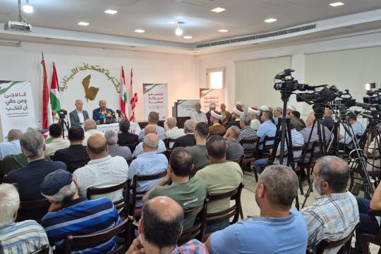 بيروت.. لجنة وطنية تطالب بوقف الآلية الحالية لانتخابات المجلس الوطني الفلسطيني